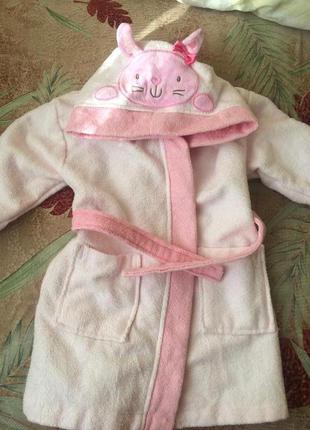 Халат мягусенький махровый, 100% коттон,  babyclub at c&a