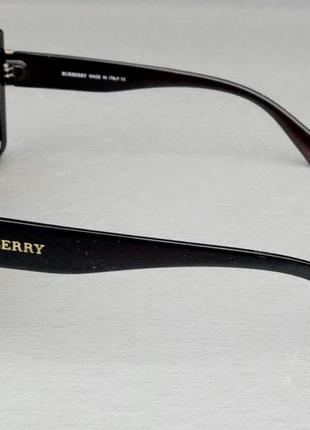 Burberry стильные женские солнцезащитные очки коричневые с градиентом3 фото