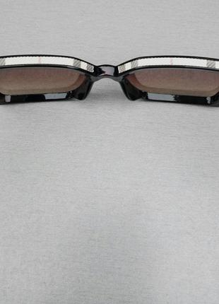 Burberry стильные женские солнцезащитные очки коричневые с градиентом7 фото