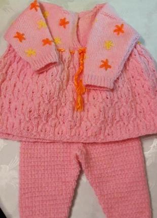 В'язаний комплект 3-4 місяці