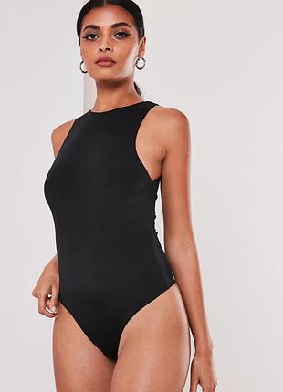 Чорний базовий боді від missguided