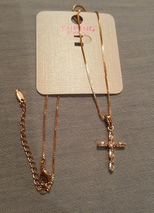 Підвіска хрестик на ланцюжку