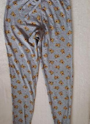 Як нові!класні натуральні якісні піжамні штанішки,вказано р.xs.