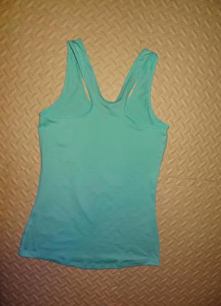 Теннисная майка женская nike pro tank turquoise/white2 фото