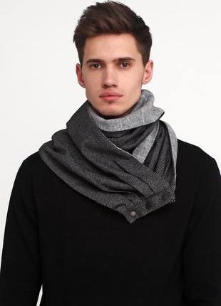Зимний мужской шарф