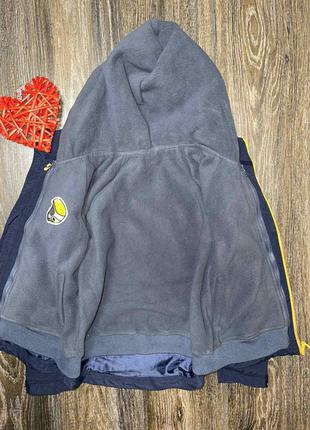 Куртка трансформер ветровка+толстовка детская на мальчика от young style.польша.рост 146.6 фото