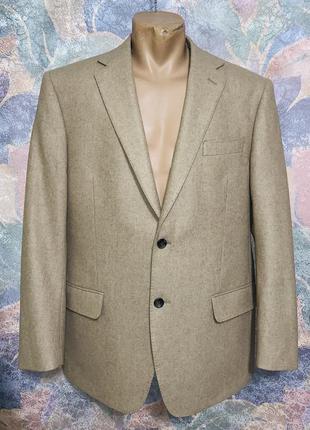 Шикарный теплый шерстяной пиджак marks&spencer m&s collezione1 фото