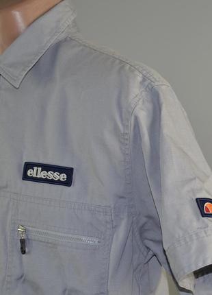 Рубашка ellesse half zip work shirt (m) rip-stop2 фото