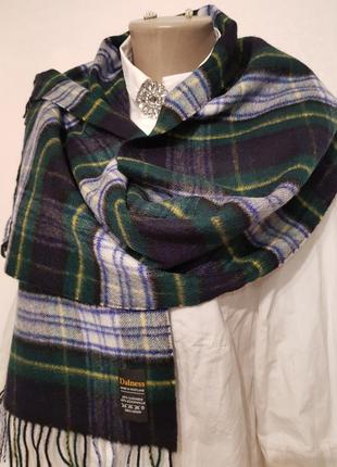 Кашемир + шерсть!!! роскошный шарф dalnes шотландия