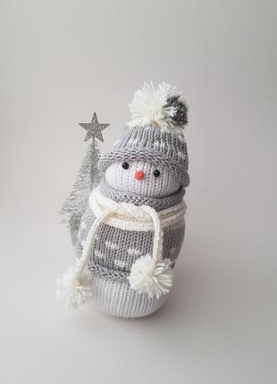 Декоративна іграшка "сніговик"