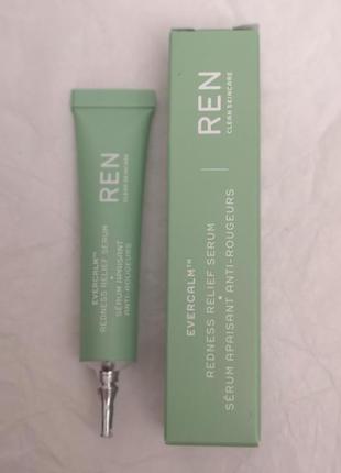 Ren clean skincare evercalm™ redness relief serum сыворотка для снятия покраснений, 5 мл
