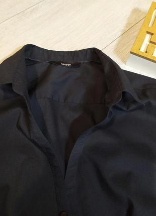 Чорна жіноча сорочка.2 фото