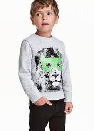 Суперовий світшот з тигром h&m