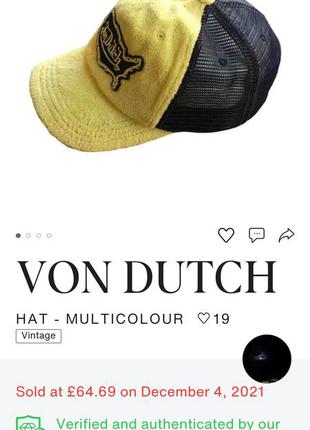 Винтажная бейсболка von dutch truck cap kustommade korea редкая эксклюзив rare снепбэк кепка дальнобойщика10 фото