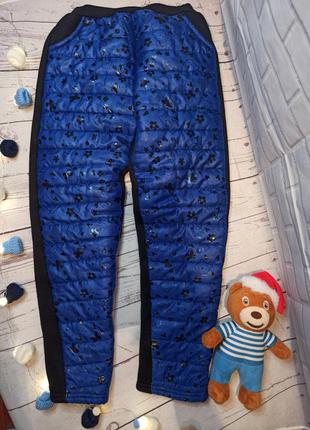 Лижні сині штани утеплені