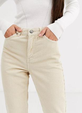 Вельветовые джинсы мом 🤎 с замерами3 фото