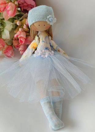 Кукла ручной работы,текстильная кукла,тильда. высота 25см3 фото