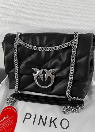 Женская брендовая шикарная черная стильная сумочка известный бренд жіноча розкішна чорна модна сумка4 фото