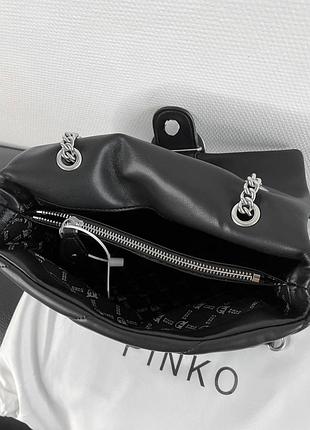 Женская брендовая шикарная черная стильная сумочка известный бренд жіноча розкішна чорна модна сумка10 фото