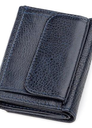 Кошелек st leather 18322 (st440) небольшой кожаный синий2 фото