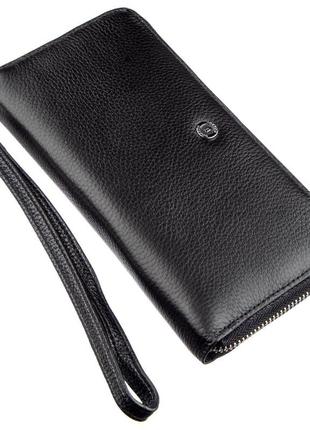 Чоловічий гаманець-клатч boston 18804 чорний1 фото