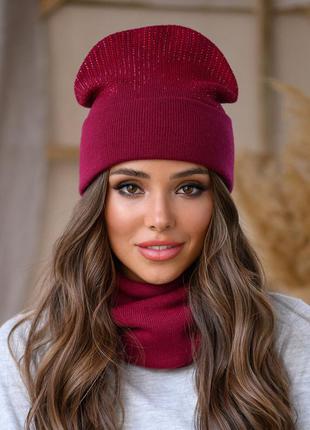 Набор из шапки и бафа "соло" - 291-038 марсала