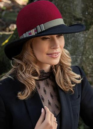Шляпа из валяной шерсти петрос производства willi польща