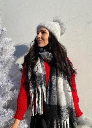 Шикарний теплий шарф/дреди 💣❤️💣