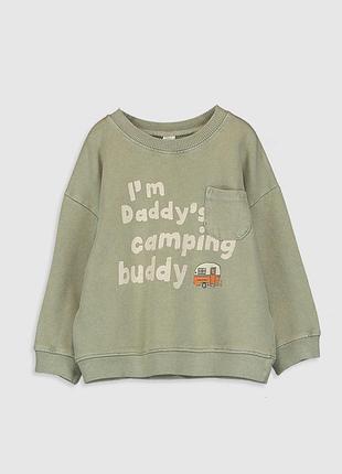 9-12 м /1-2/2-3 года фирменная красивая толстовка топ свитшот мальчику lc waikiki вайкики варенка