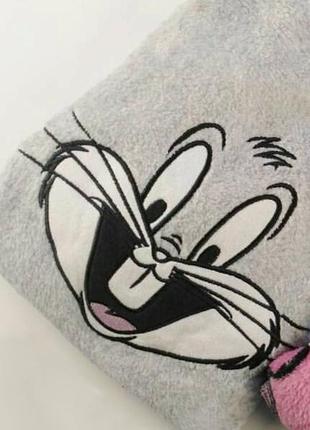 Пижама теплая на девочку пушистый флис bugs bunny primark2 фото