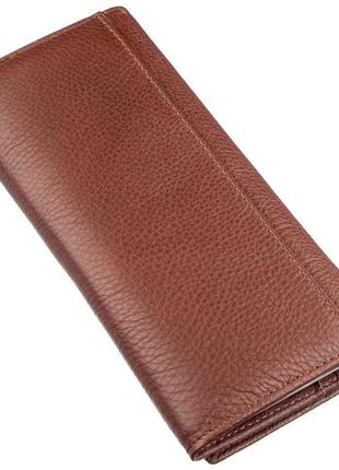 Універсальний гаманець для жінок st leather 18873 коричневий2 фото
