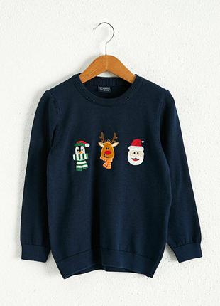 Новорічний светр lc waikiki ріст 104-110 см,140-146 см