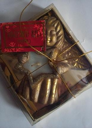 Свеча ангел в подарочной упаковке.1 фото
