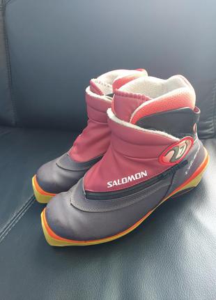 Лижні ботінки salomon