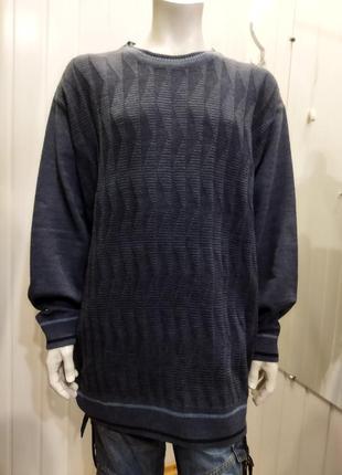 Чоловічий вовняний джемпер великого розміру.maxmen
