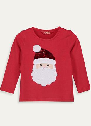 Новогодний реглан lc waikiki,  рост 116-122 см,128-134 см, 134-140 см