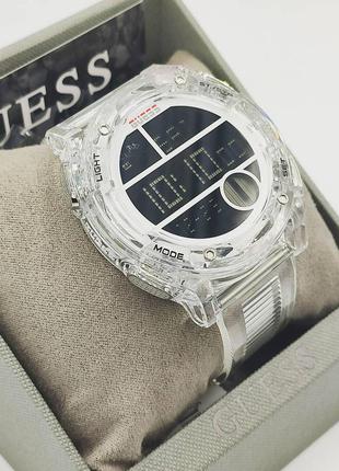 Мужские часы guess zip легкие и стильные, многофункциональные6 фото