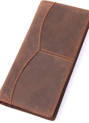 Бумажник мужской vintage 14615 коричневый