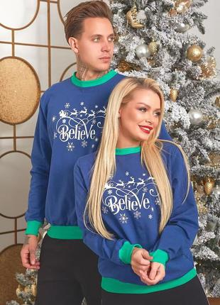 Новорічний family look світшот