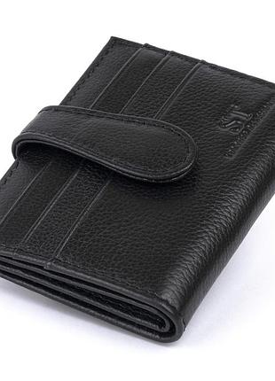 Гаманець-візитниця st leather чорний 19208