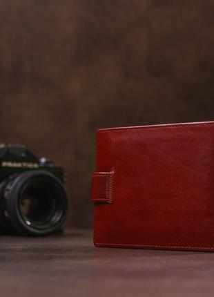 Компактний чоловічий гаманець boston 18810 коричневий7 фото