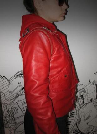 Оригнальная кожаная куртка-трансформер.#розвантажуюсь