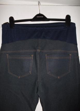 Теплі джинси штани на флісі для вагітних.5 фото