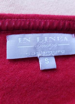 In linea  пуловер джемпер 100% кашемир ворс пушистый средней длины9 фото