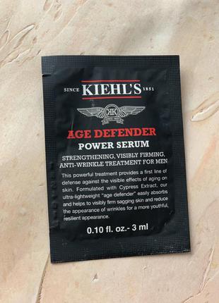 Пробник крема kiehl’s age defender serum3 фото
