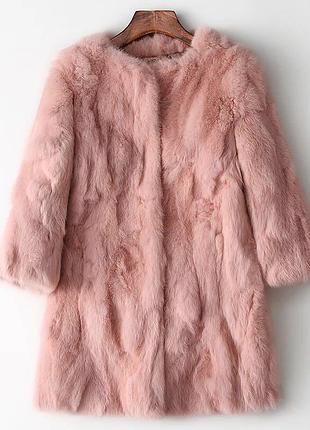 Шуба натуральный мех (кролик)