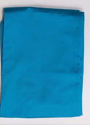 Медицинские женские брюки бирюзовые из коттона, пояс на резинке, прямого кроя, большие размеры 42-662 фото