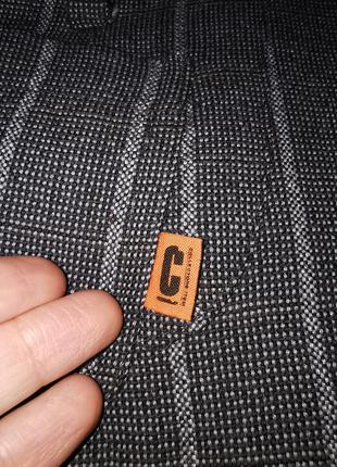 Шерстяной обманка пиджак в полоску блейзер жакет с трикотажным кардиган ом манжетами object collectors item шерсть6 фото