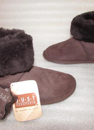 Чоботи уггі 100% натуральна овчина ~j.u.s.t sheepskin ~ р 35-36 нові