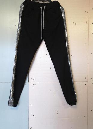 Штаны лапасы пайетки